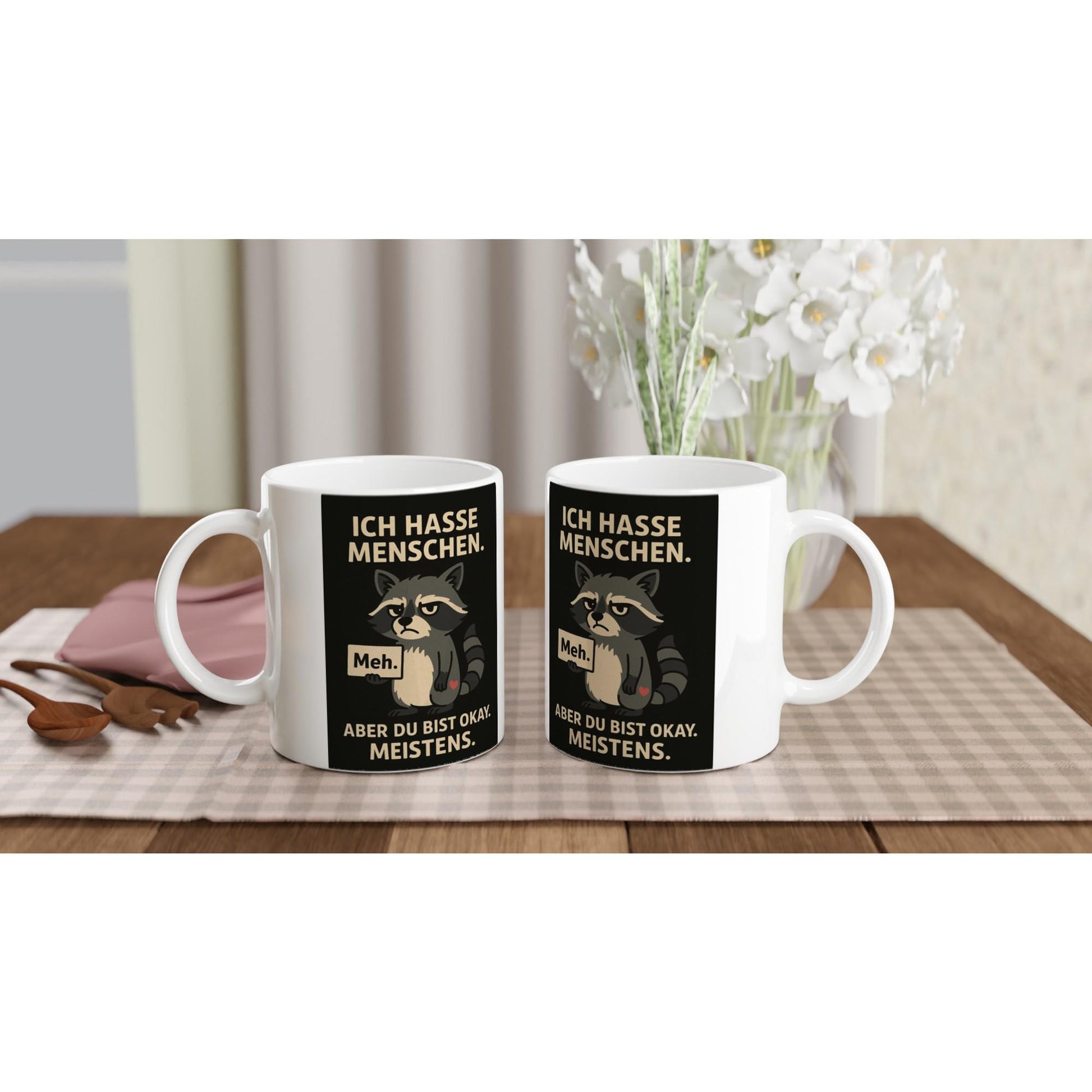 Bunte Keramiktasse - 11oz, Spülmaschinenfest und...