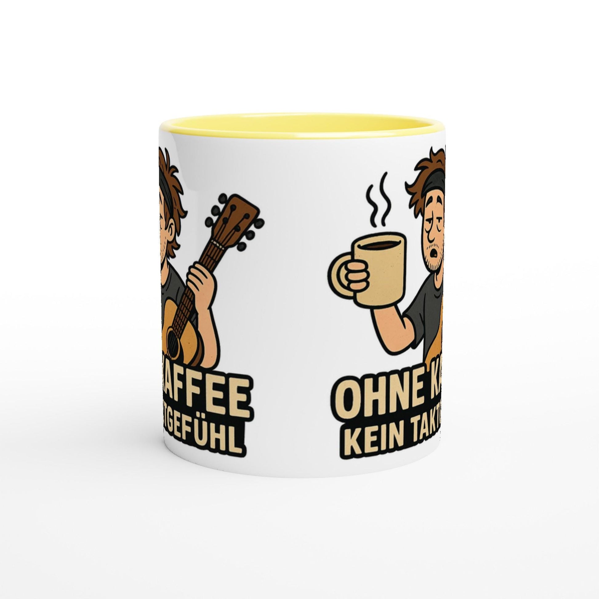 Bunte Keramiktasse – Perfekte 11oz Kaffeetasse mit Farbigen...
