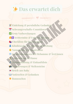 Babyplaner zum Ausdrucken mit Checklisten, Schwangerschafts-Countdown und Vorbereitungstipps von Wupperlike