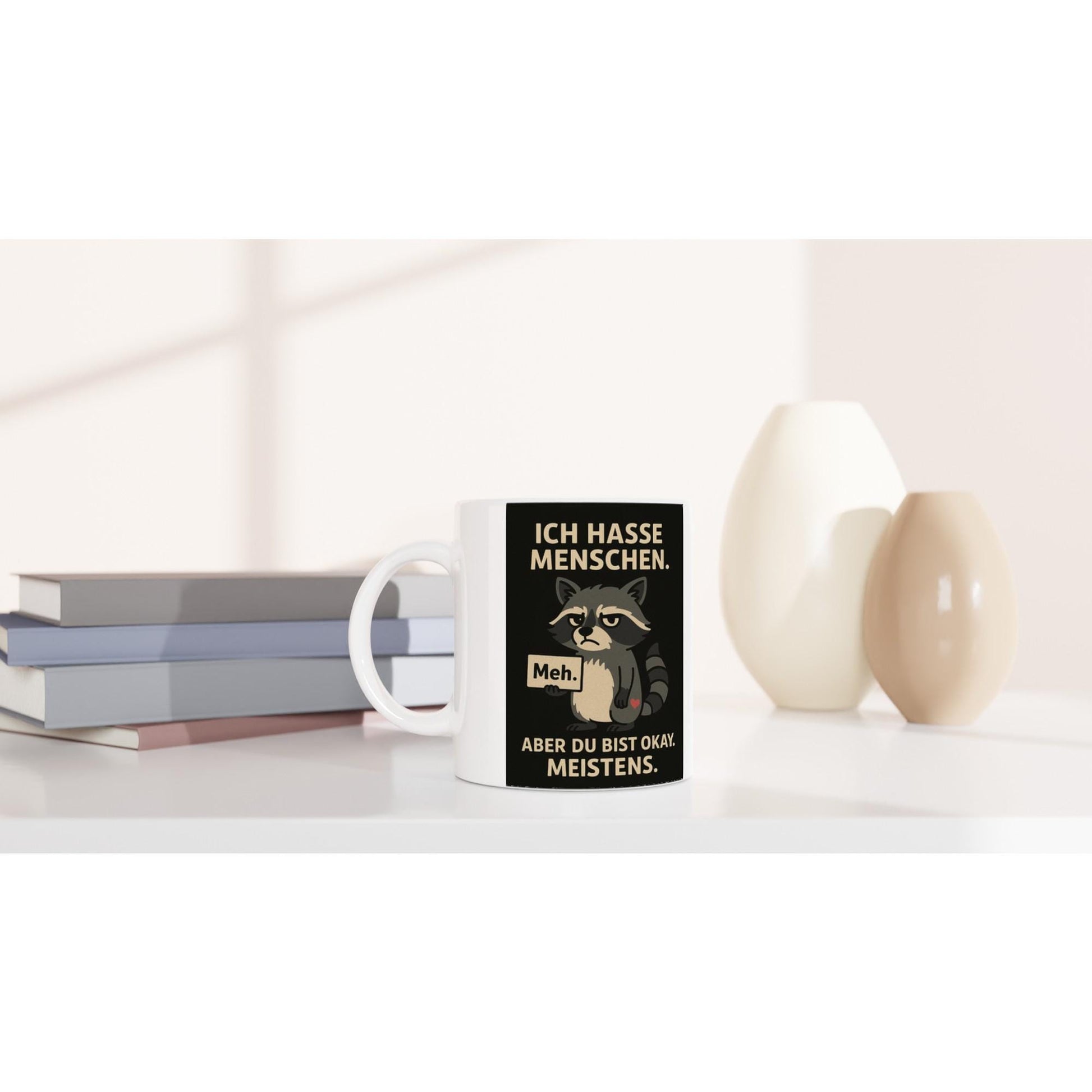 Bunte Keramiktasse - 11oz, Spülmaschinenfest und...