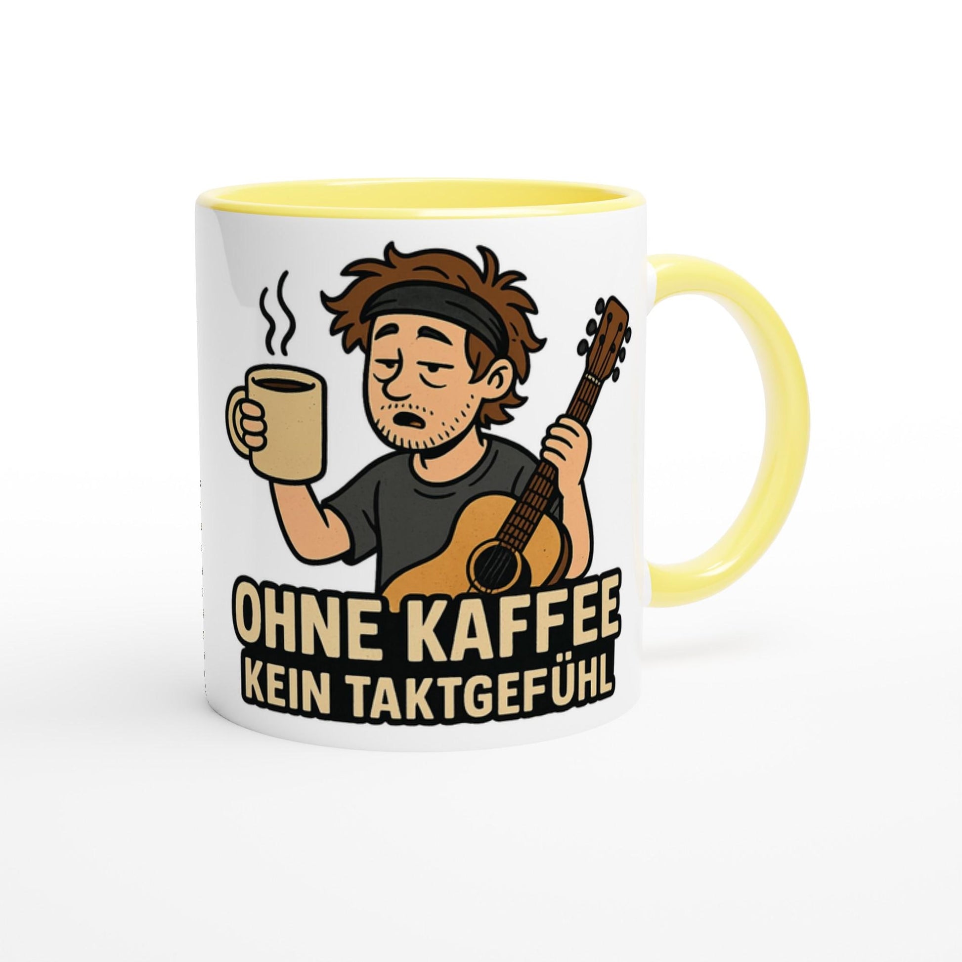 Bunte Keramiktasse – Perfekte 11oz Kaffeetasse mit Farbigen...