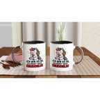Einhorn Tasse mit Spruch Ich bin so süß ich könnt mich knuddeln von Wupperlike bedruckt