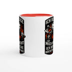 Wupperlike Tasse mit Motiv und Text als Geschenk für Kämpfer mit Rückgrat in Rot und Weiß