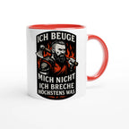 Wupperlike Tasse Geschenk für Kämpfer mit Rückgrat mit starkem Mann und Axt Motiv