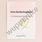 Digitaler Hochzeitsplaner (19 Seiten, PDF) – zum Ausdrucken oder am Tablet