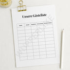 Digitaler Hochzeitsplaner (19 Seiten, PDF) – zum Ausdrucken oder am Tablet