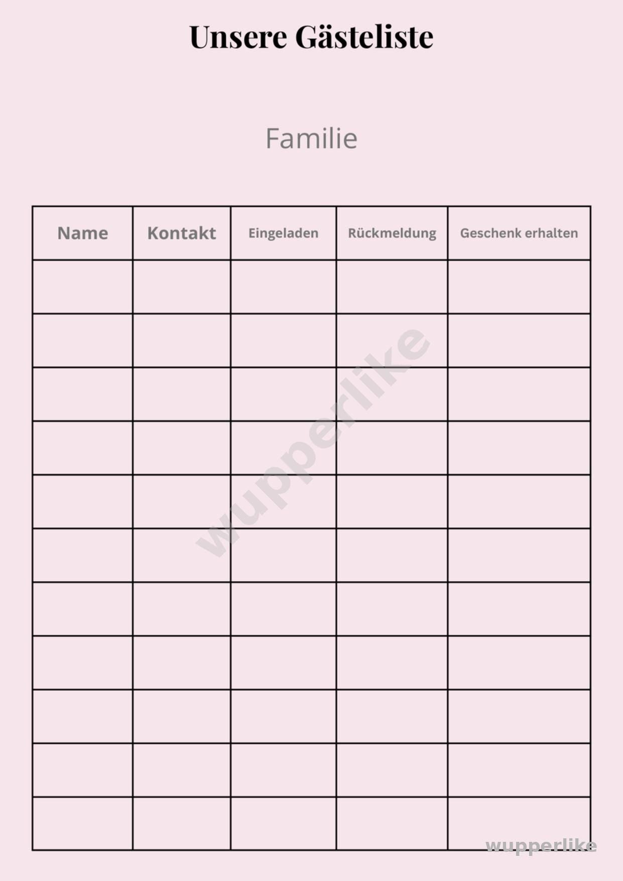 Digitaler Hochzeitsplaner (19 Seiten, PDF) – zum Ausdrucken oder am Tablet