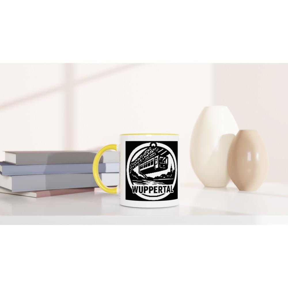 Wuppertaler Schwebebahn Mug - Charming Ceramic Coffee Cup - Unique Gift for Trams Lovers
