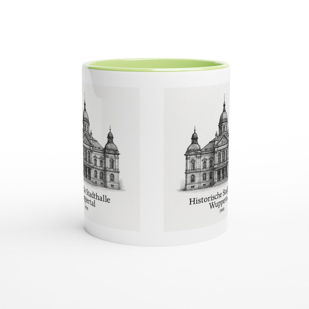 Wuppertal Stadthalle Tasse – Historische Architektur – Vintage Sketch Illustration – Wuppertal Geschenk – Kultur Tasse –Deutschland Souvenir