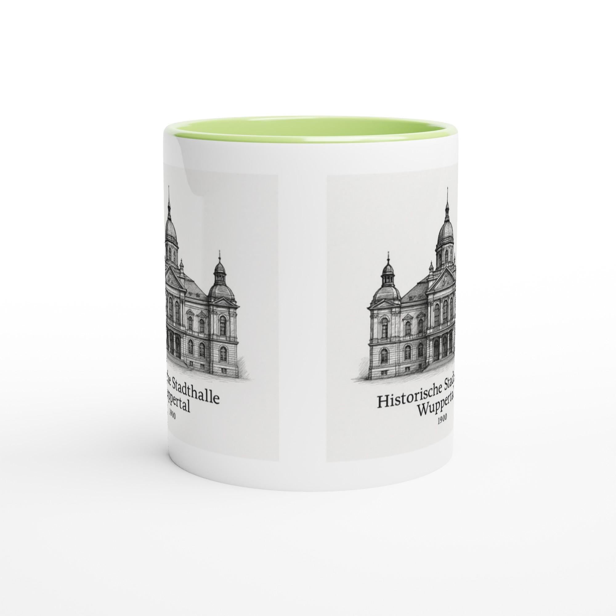 Wuppertal Stadthalle Tasse – Historische Architektur – Vintage Sketch Illustration – Wuppertal Geschenk – Kultur Tasse –Deutschland Souvenir
