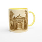 Zoo Wuppertal Tasse – Sepia Vintage Illustration – Eingangstor Kunstdruck – Wuppertal Geschenk – Tierpark Souvenir – Retro Design Mug