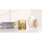 Zoo Wuppertal Tasse – Sepia Vintage Illustration – Eingangstor Kunstdruck – Wuppertal Geschenk – Tierpark Souvenir – Retro Design Mug