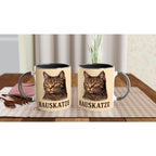 Hauskatze Tasse für Katzenliebhaber – Classic Cat Mug für echte Stubentiger-Fans & Tierfreunde