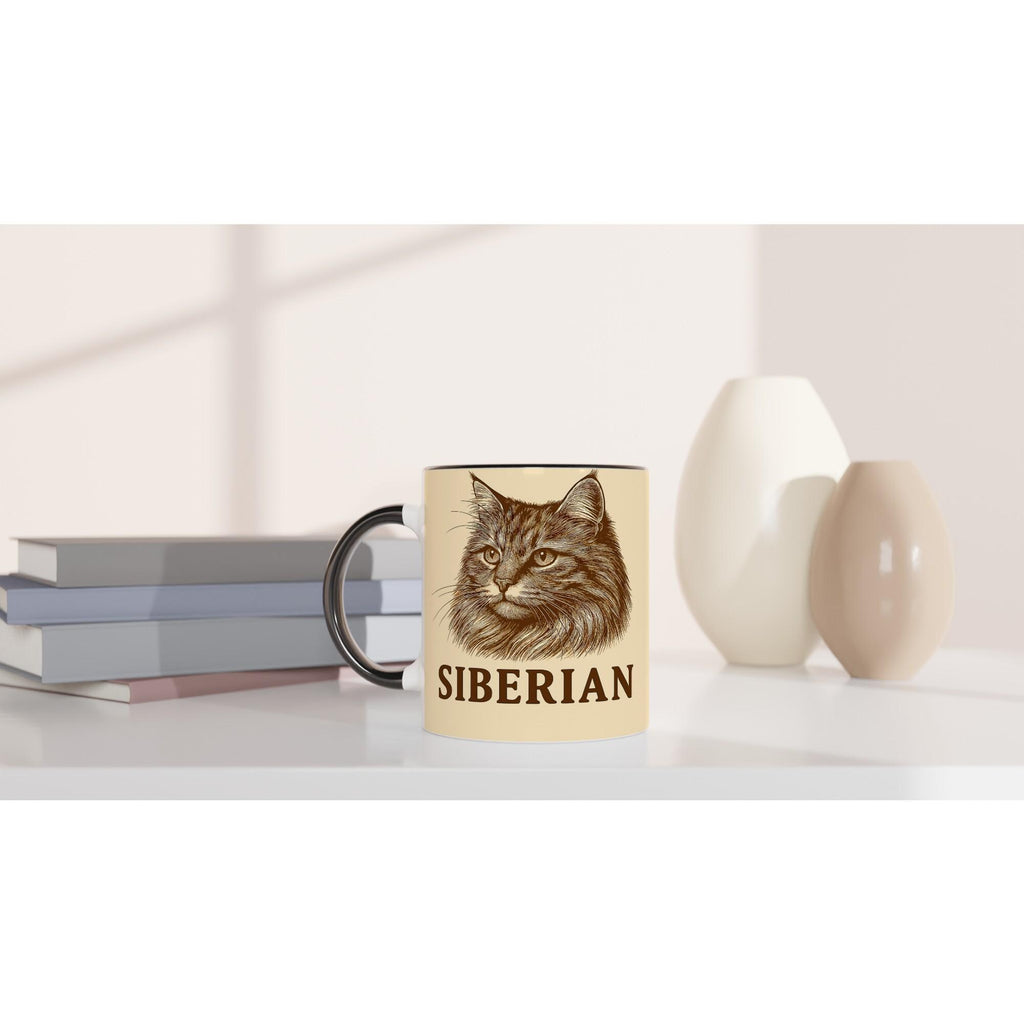 Sibirische Katze Tasse für Katzenliebhaber – Siberian Cat Mug für echte Waldkatzen-Fans & Tierfreunde
