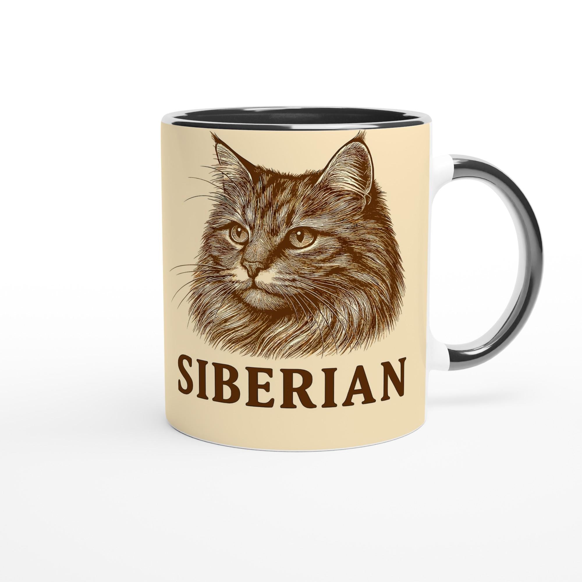 Sibirische Katze Tasse für Katzenliebhaber – Siberian Cat Mug für echte Waldkatzen-Fans & Tierfreunde