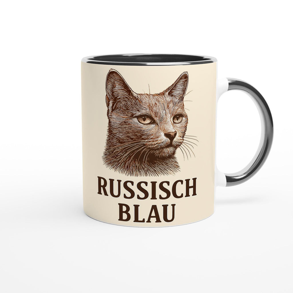 Russisch Blau Tasse für Katzenliebhaber – Russian Blue Cat Mug für echte Edelkatzen-Fans & Tierfreunde