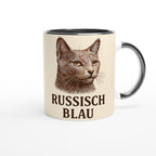Russisch Blau Tasse für Katzenliebhaber – Russian Blue Cat Mug für echte Edelkatzen-Fans & Tierfreunde
