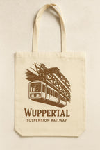 Wuppertal Schwebebahn Tasse – Minimal Line Art – Modernes Schwarz-Weiß Design – Wuppertal Geschenk – Architektur Tasse – Stadt Tasse