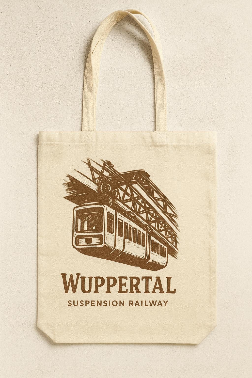 Wuppertal Schwebebahn Tasse – Minimal Line Art – Modernes Schwarz-Weiß Design – Wuppertal Geschenk – Architektur Tasse – Stadt Tasse