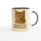 Domestic Shorthair Tasse für Katzenliebhaber – Kurzhaar Hauskatzen Mug für echte Stubentiger-Fans & Tierfreunde