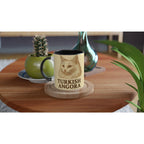 Angora Katze Tasse für Katzenliebhaber – Turkish Angora Mug für Flauschkönigin-Fans & Edelkatzenfreunde