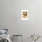 Stunning Portrait of Pitbull - Premium Matte Art Poster - Dog Lover Gift