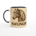 Friese Pferd Line Art – Friesian Horse Illustration für Pferdeliebhaber – Edles Barockpferd Design