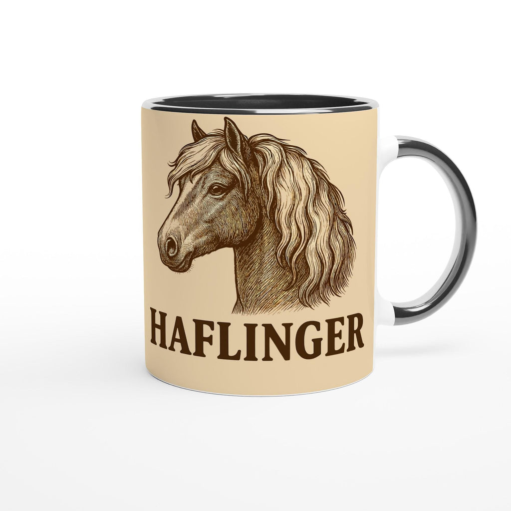 Friese Pferd Line Art – Friesian Horse Illustration für Pferdeliebhaber – Edles Barockpferd Design