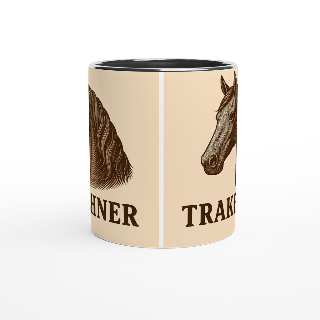 Trakehner Pferd Line Art – Edles Warmblut Design für Pferdeliebhaber – Trakhener Horse Illustration