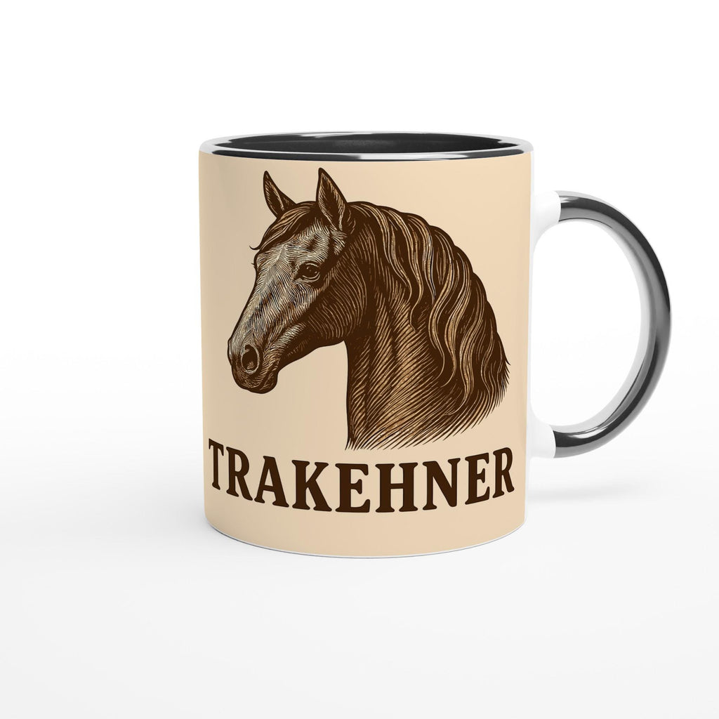 Trakehner Pferd Line Art – Edles Warmblut Design für Pferdeliebhaber – Trakhener Horse Illustration