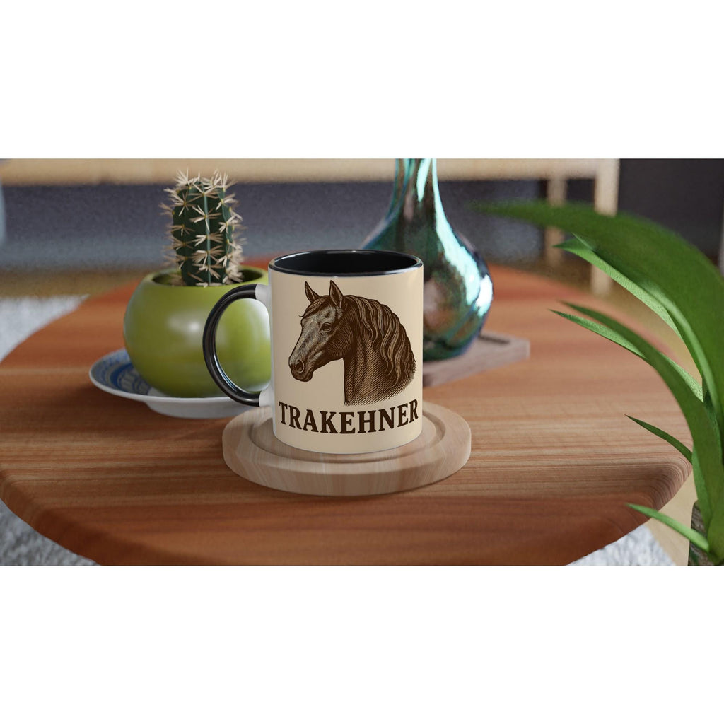 Trakehner Pferd Line Art – Edles Warmblut Design für Pferdeliebhaber – Trakhener Horse Illustration