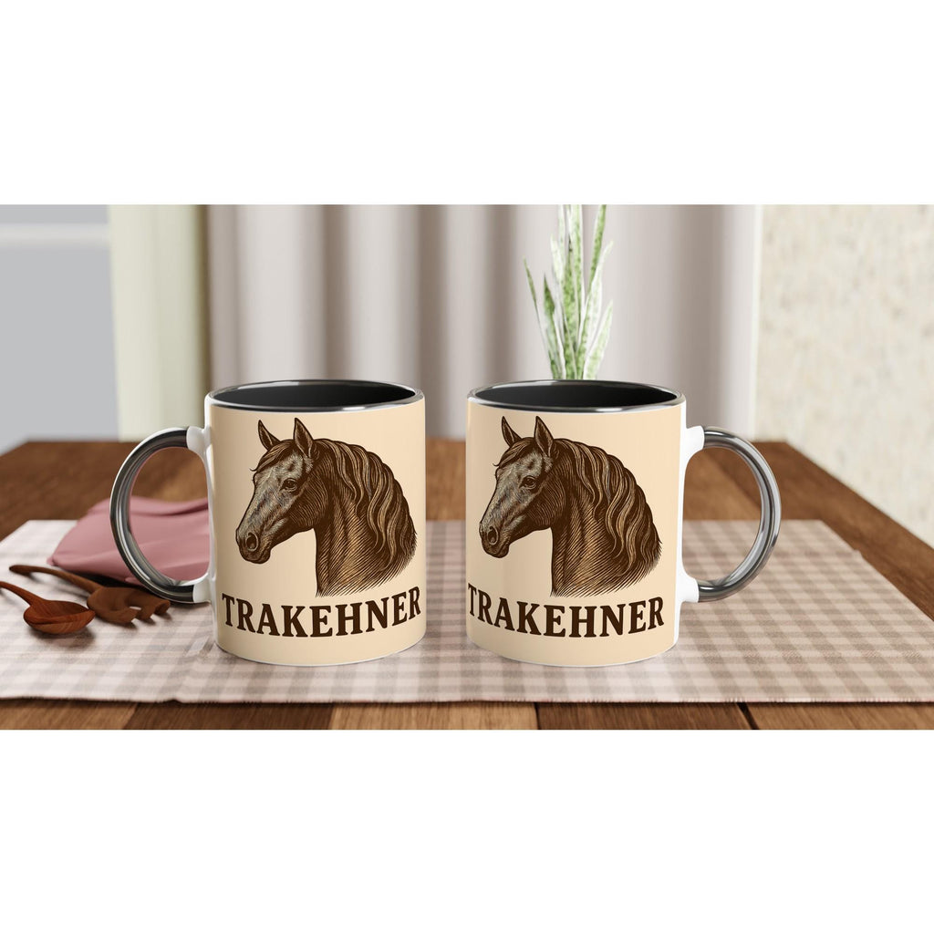 Trakehner Pferd Line Art – Edles Warmblut Design für Pferdeliebhaber – Trakhener Horse Illustration