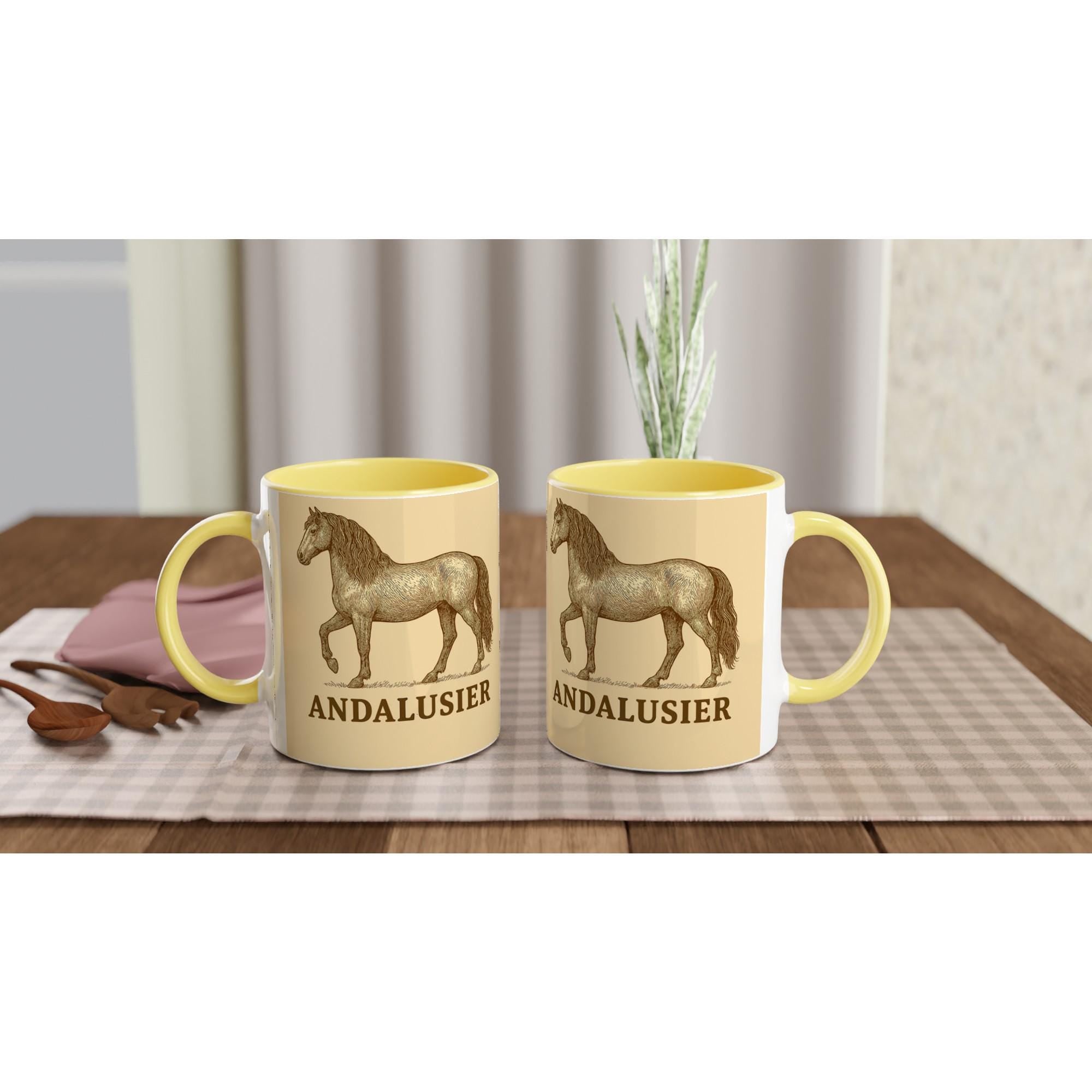 Andalusier – Elegantes Spanisches Pferdemotiv | Barockpferd Artwork | Iberian Horse Art Print | Geschenk für Pferdeliebhaber