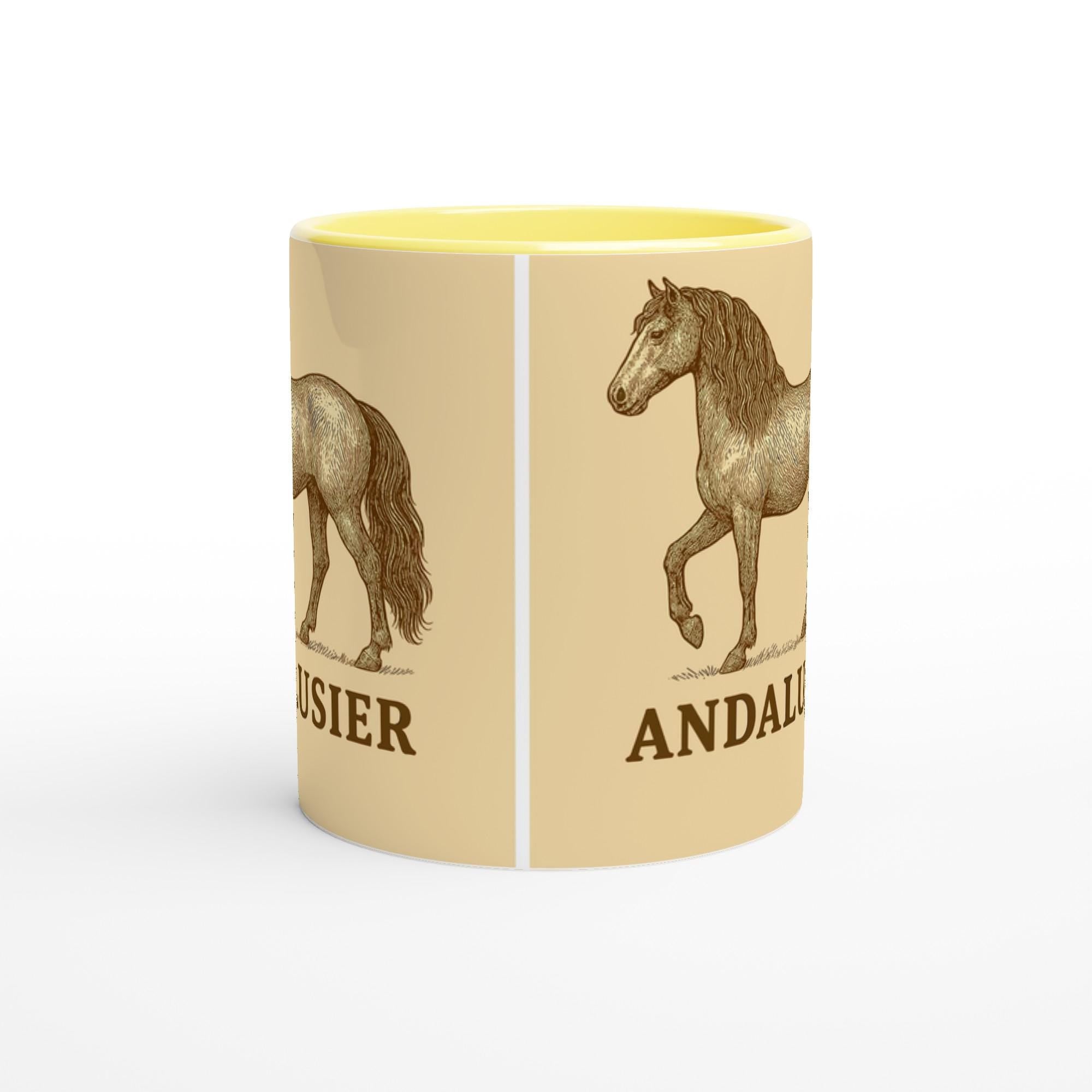 Andalusier – Elegantes Spanisches Pferdemotiv | Barockpferd Artwork | Iberian Horse Art Print | Geschenk für Pferdeliebhaber