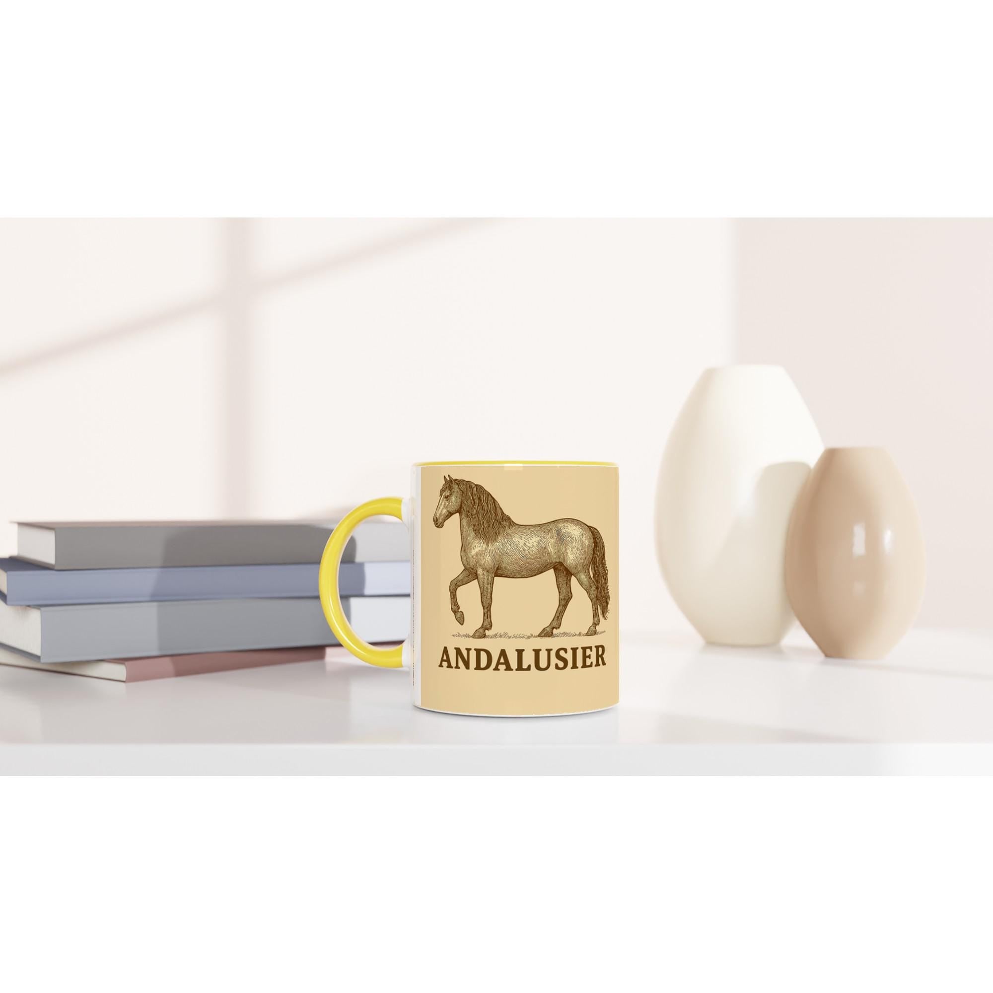 Andalusier – Elegantes Spanisches Pferdemotiv | Barockpferd Artwork | Iberian Horse Art Print | Geschenk für Pferdeliebhaber