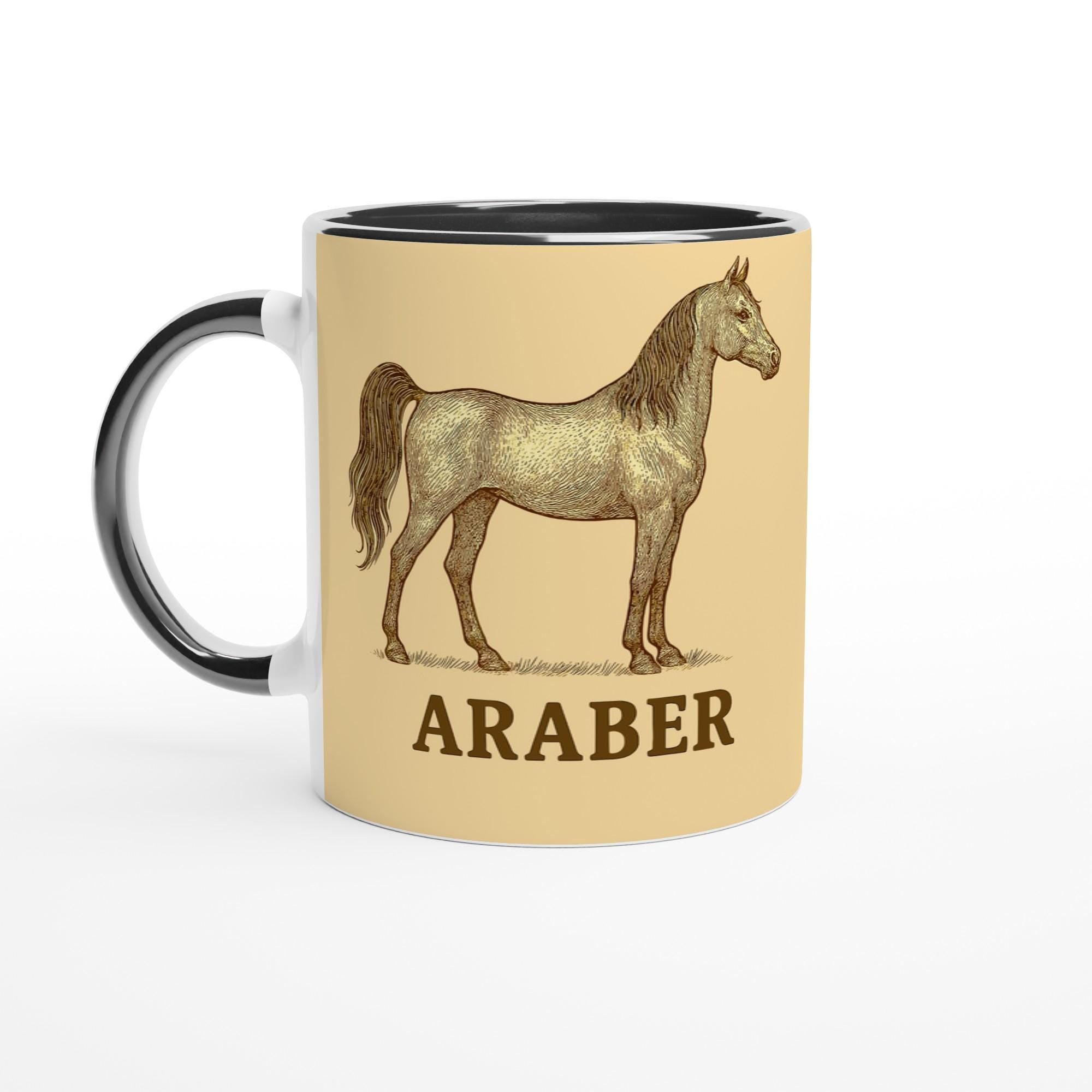 Araber – Elegantes Arabisches Pferdemotiv | Arabian Horse Artwork | Oriental Horse Silhouette | Geschenk für Pferdeliebhaber