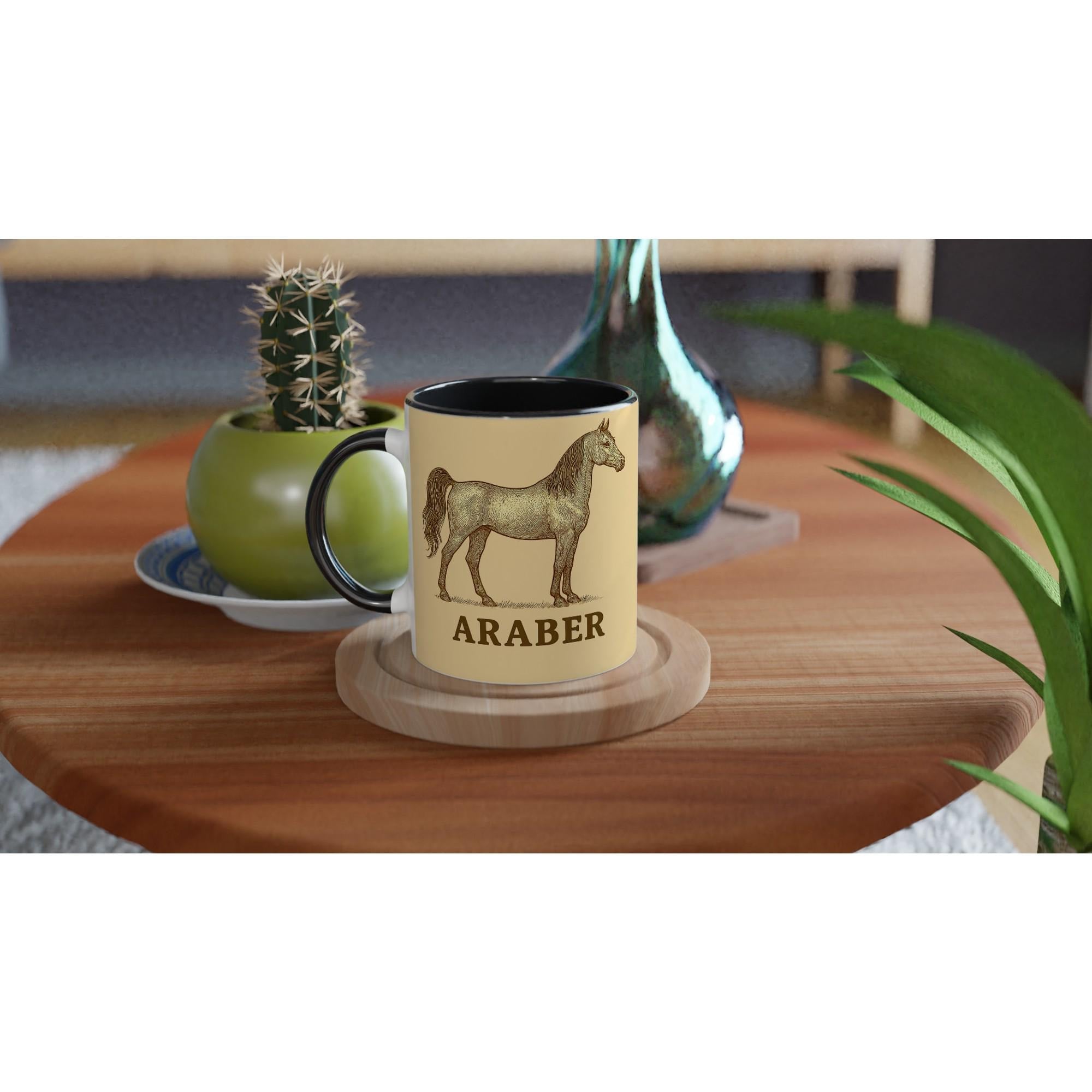 Araber – Elegantes Arabisches Pferdemotiv | Arabian Horse Artwork | Oriental Horse Silhouette | Geschenk für Pferdeliebhaber