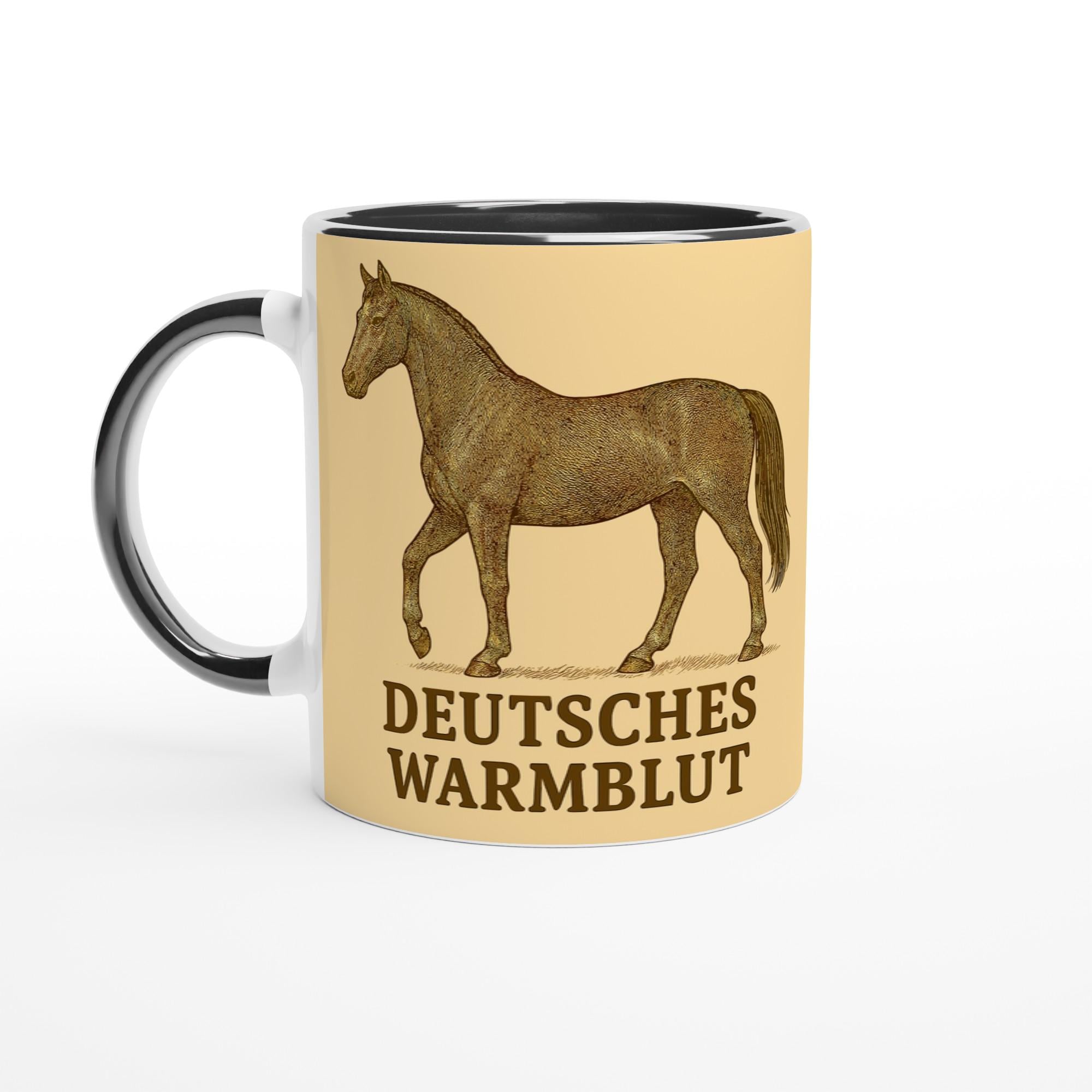 Deutsches Warmblut – Elegantes Sportpferd Motiv Warmblood Horse Artwork | Dressur & Springpferd Illustration | Geschenk für Pferdeliebhaber