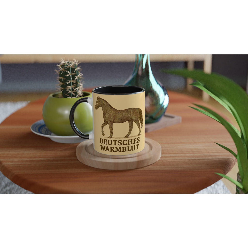 Deutsches Warmblut – Elegantes Sportpferd Motiv Warmblood Horse Artwork | Dressur & Springpferd Illustration | Geschenk für Pferdeliebhaber