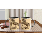 Haflinger – Herzvolles Alpenpferd Motiv | Haflinger Horse Artwork | Golden Horse Illustration | Geschenk für Pferdeliebhaber