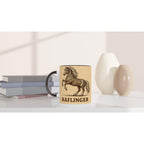 Haflinger – Herzvolles Alpenpferd Motiv | Haflinger Horse Artwork | Golden Horse Illustration | Geschenk für Pferdeliebhaber