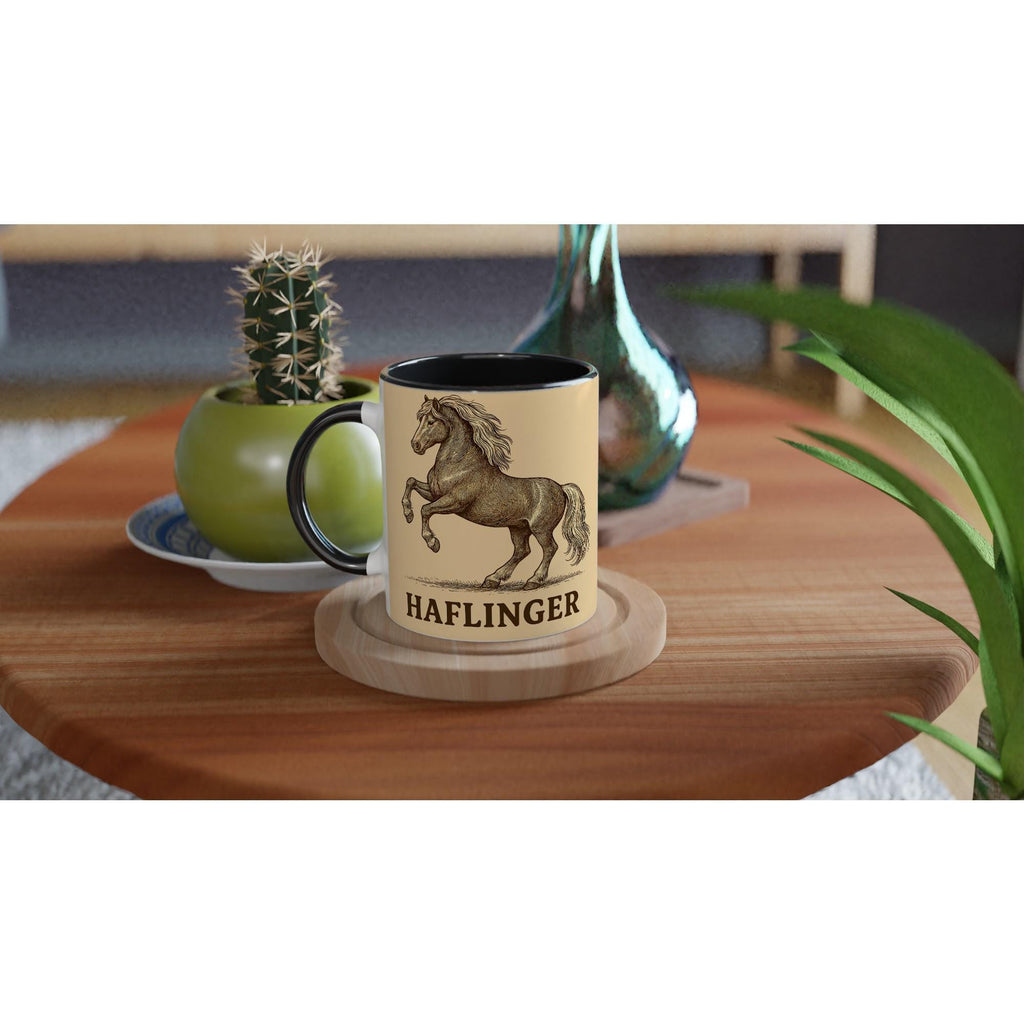 Haflinger – Herzvolles Alpenpferd Motiv | Haflinger Horse Artwork | Golden Horse Illustration | Geschenk für Pferdeliebhaber
