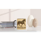 Hannoveraner – Edles Deutsches Warmblut Motiv | Hanoverian Horse Artwork | Sportpferd Illustration | Geschenk für Pferdeliebhaber