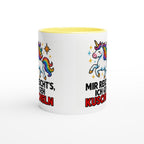Einhorn Tasse – “Mir reicht’s, ich geh kuscheln” | Lustige Kaffeetasse | Geschenk für Kinder, Freundin & Einhorn-Fans