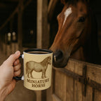 Miniature Horse – Zartes Miniaturpferd Motiv | Mini Horse Artwork | Liebevolle Pferde Illustration | Geschenk für Pferdeliebhaber