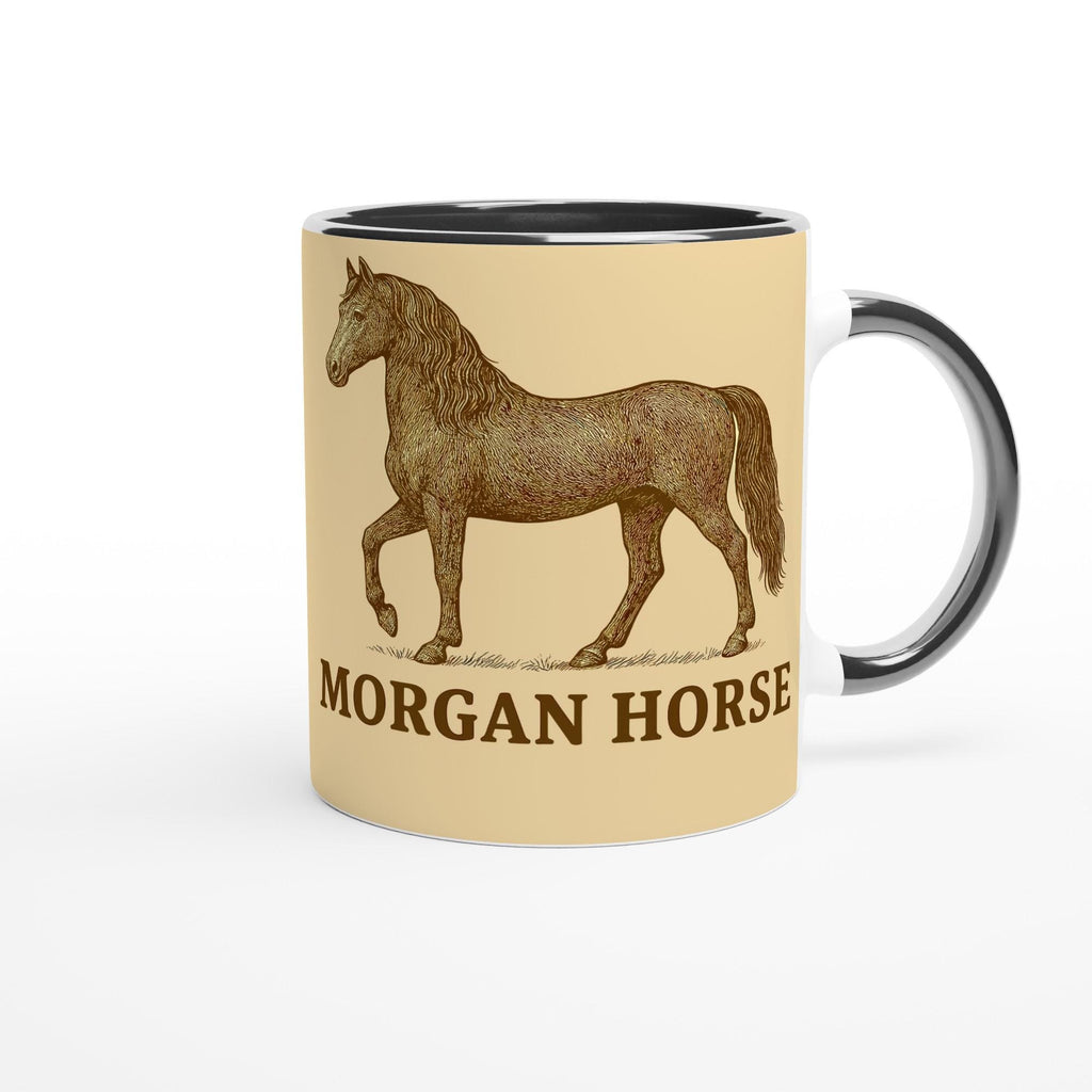 Morgan Horse – Klassisches Amerikanisches Pferdemotiv | Morgan Horse Artwork | Elegante Pferde Illustration | Geschenk für Pferdeliebhaber