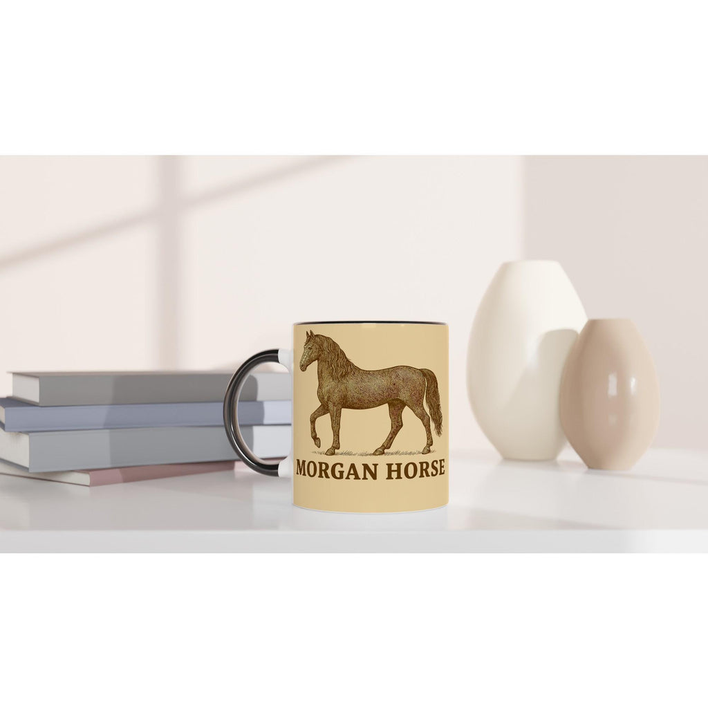 Morgan Horse – Klassisches Amerikanisches Pferdemotiv | Morgan Horse Artwork | Elegante Pferde Illustration | Geschenk für Pferdeliebhaber