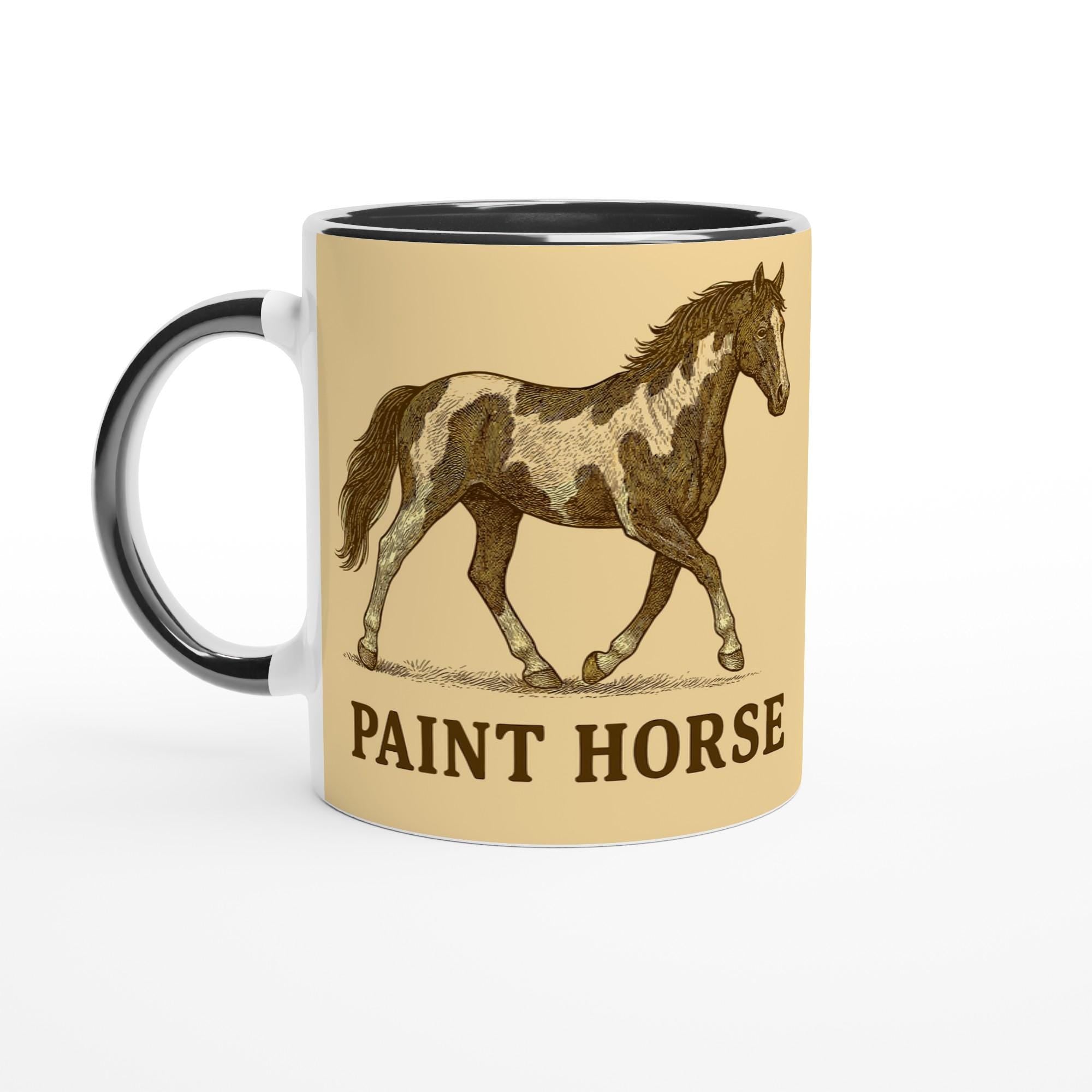 Paint Horse – Western Pferdemotiv | Pinto Horse Artwork | Spotted Horse Illustration | Geschenk für Pferdeliebhaber & Westernfans