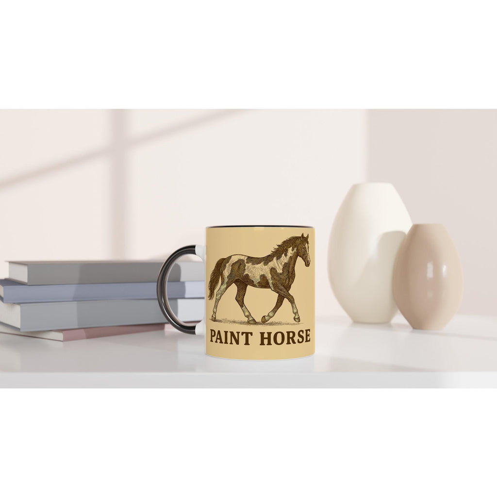 Paint Horse – Western Pferdemotiv | Pinto Horse Artwork | Spotted Horse Illustration | Geschenk für Pferdeliebhaber & Westernfans