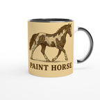 Paint Horse – Western Pferdemotiv | Pinto Horse Artwork | Spotted Horse Illustration | Geschenk für Pferdeliebhaber & Westernfans